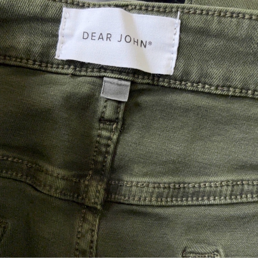 Dear John Olive Green Straight Leg Jeans - Picture 10 of 11
